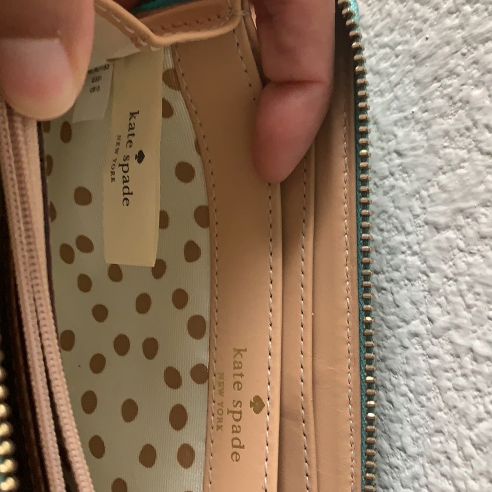 Turquoise Kate Spade Wallet - Picture 4 of 4